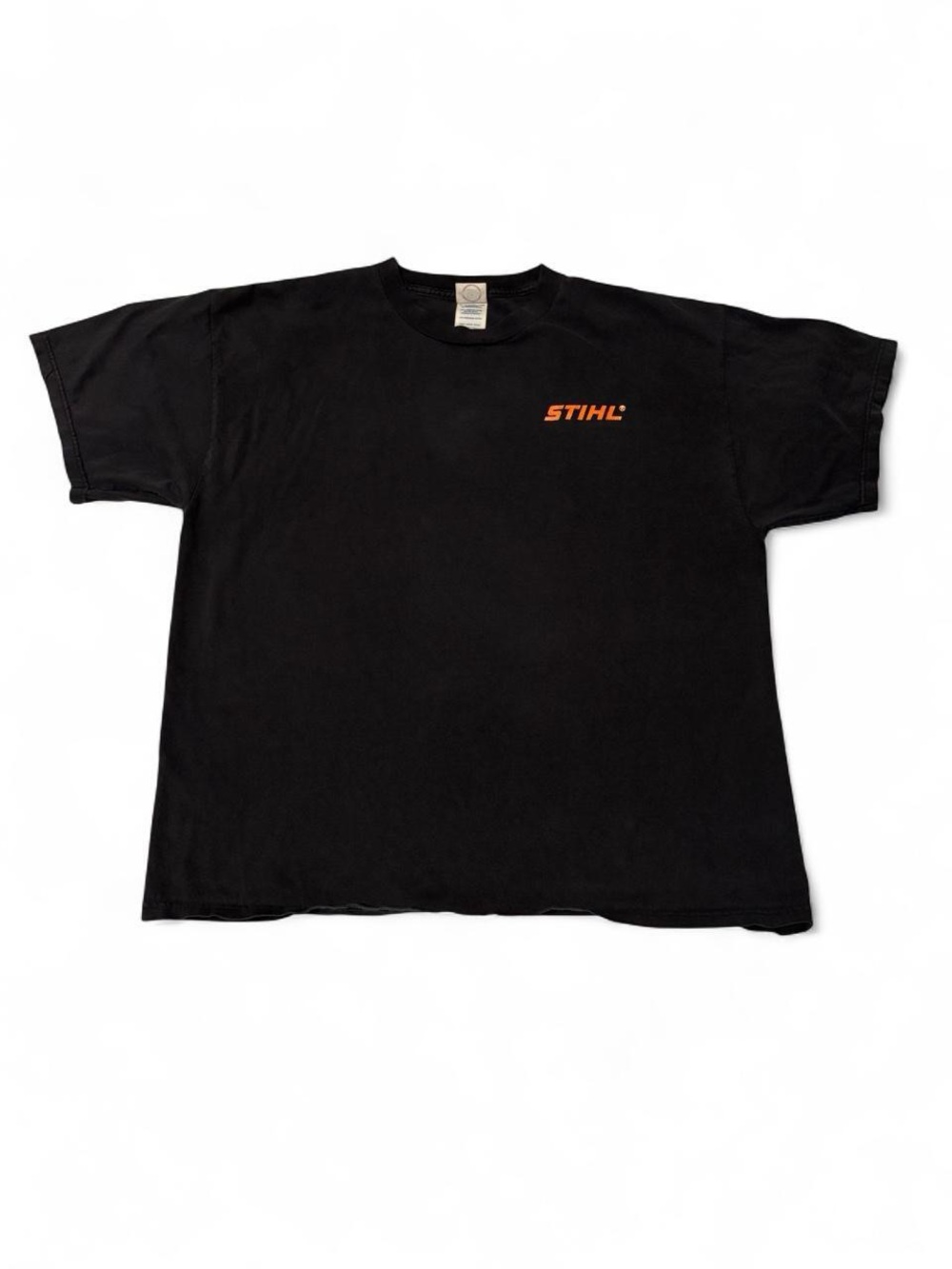 Men's Black Stihl Logo Crew Neck T-Shirt